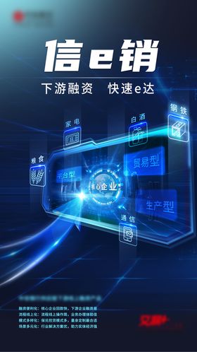 金融业合成海报