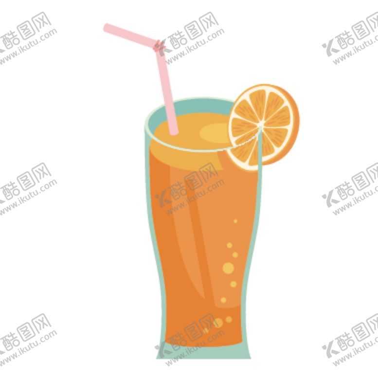 编号：24350306162239119583【酷图网】源文件下载-夏日冷饮矢量插画