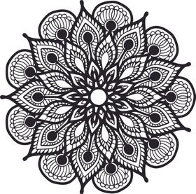 曼陀罗花纹