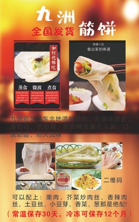 筋饼海报