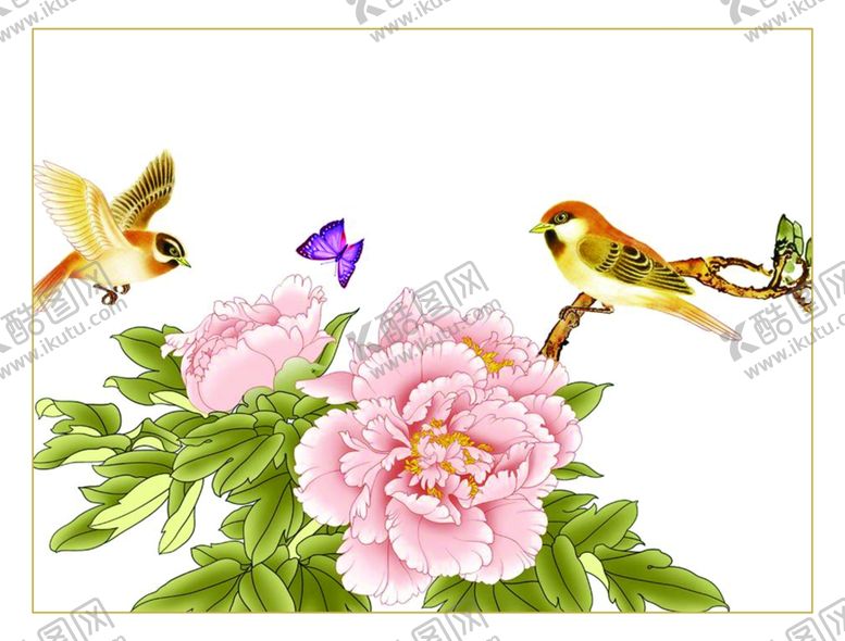编号：25600809200827519266【酷图网】源文件下载-花鸟国画