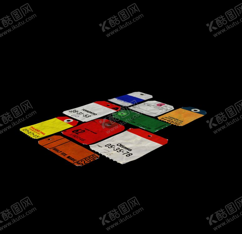 编号：28195109161852456693【酷图网】源文件下载-行李标签