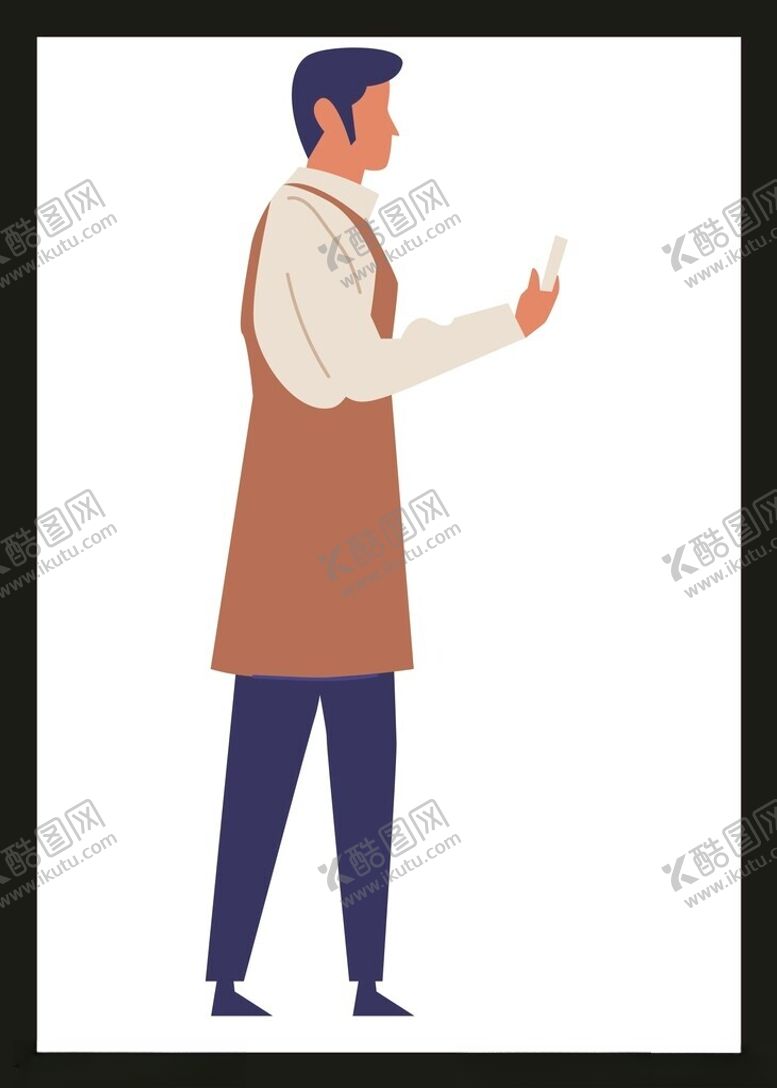 编号：64164802222049118702【酷图网】源文件下载-手绘服务人员