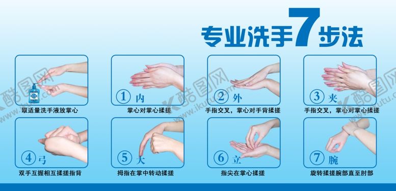 编号：42521202270212328011【酷图网】源文件下载-七步洗手法