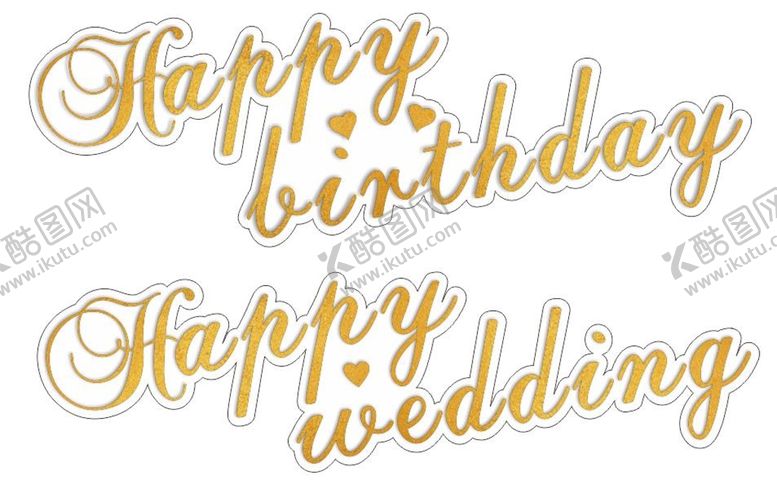 编号：64306410142211436787【酷图网】源文件下载-生日快乐英文  新婚快乐英文