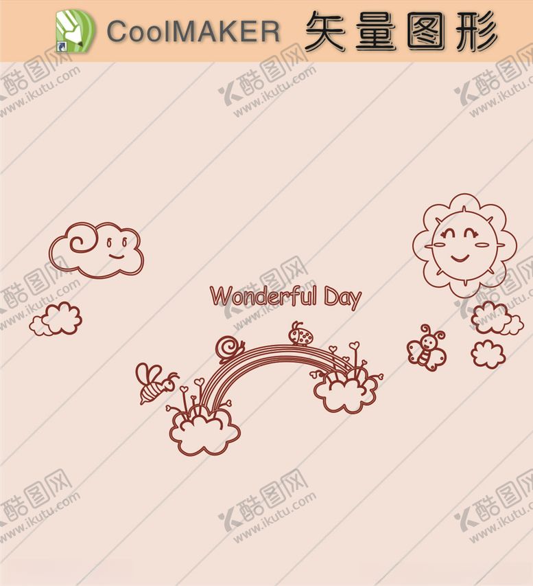 编号：93189507031805382204【酷图网】源文件下载-卡通壁纸卡通剪纸简洁手绘