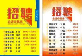 招聘海报春季素材校园