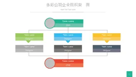 组织构架图公司结单位公司