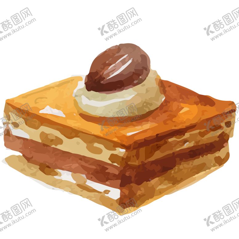 编号：37414505050748201300【酷图网】源文件下载-手绘卡通可爱蛋糕甜点免抠PNG