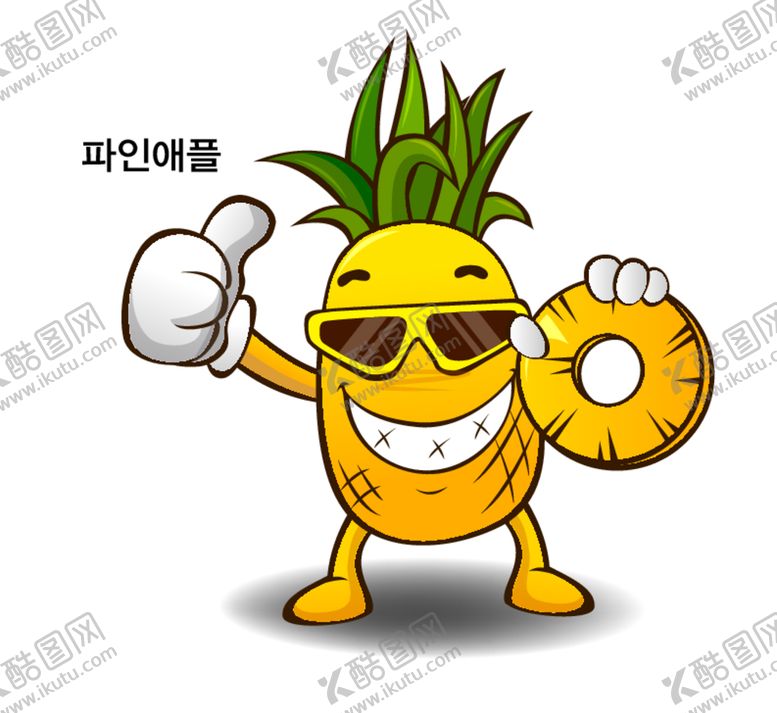 编号：66769412152339363881【酷图网】源文件下载-菠萝矢量图标素材