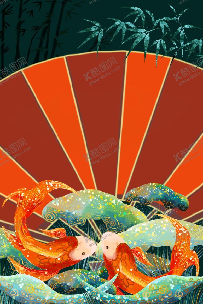 编号：44821610300611319124【酷图网】源文件下载-国潮背景