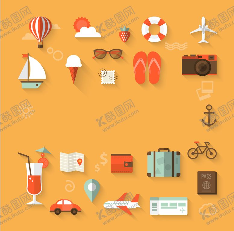 编号：15864309261006165961【酷图网】源文件下载-扁平化旅游插画