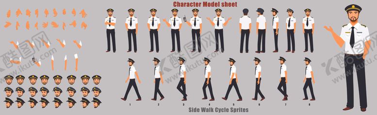 编号：12529810041818314869【酷图网】源文件下载-卡通职业