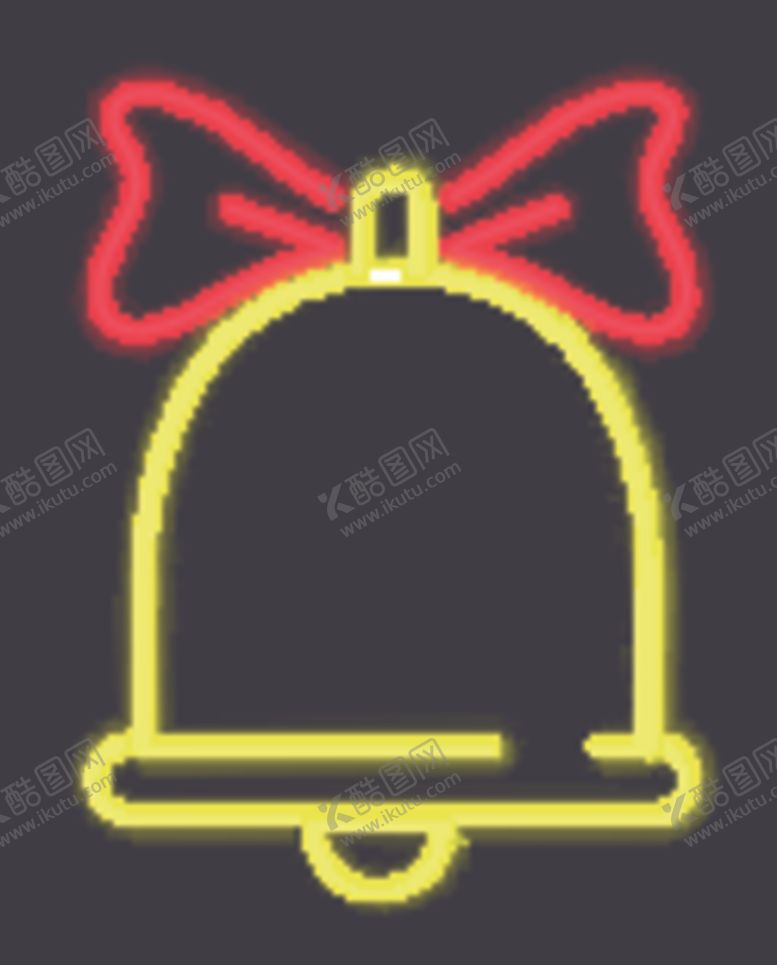 编号：28659707060224315435【酷图网】源文件下载-霓虹灯铃铛