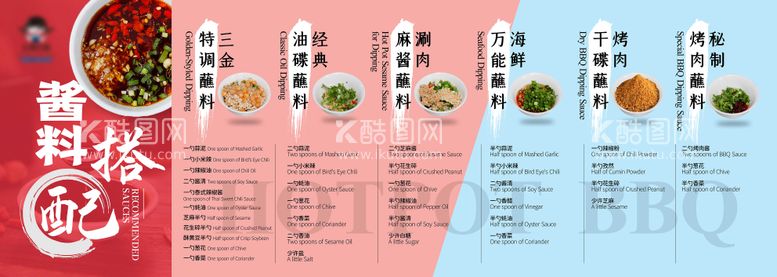 编号：46420612042308266279【酷图网】源文件下载-酱料搭配海报