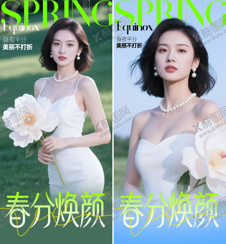 编号：96416503140218071513【酷图网】源文件下载-医美春分海报