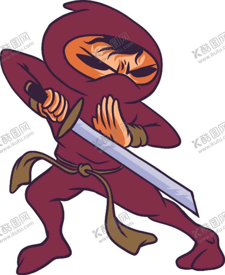 编号：22143605040614315716【酷图网】源文件下载-卡通忍者