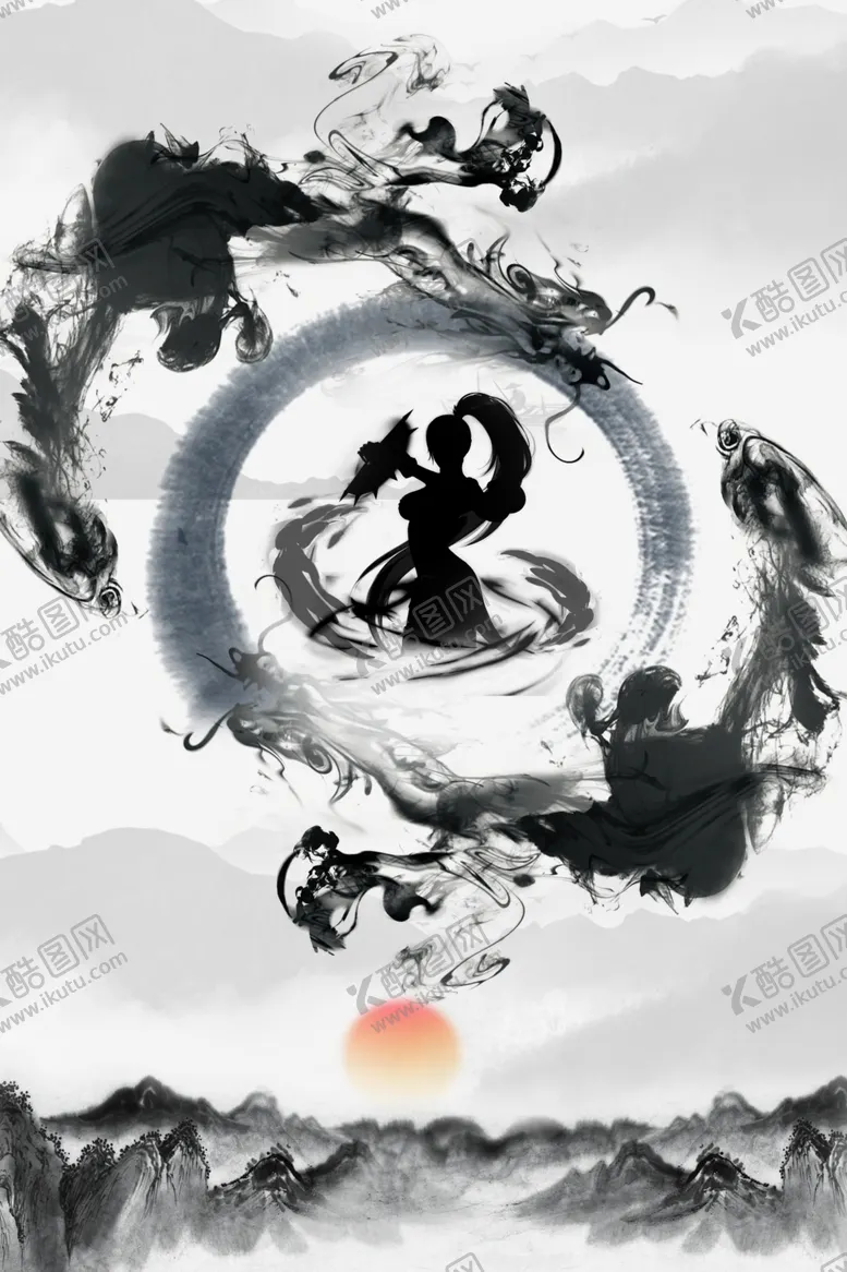 编号：75890109150707440573【酷图网】源文件下载-古风武侠人物背景