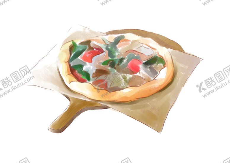 编号：93708909290914047959【酷图网】源文件下载-披萨插画