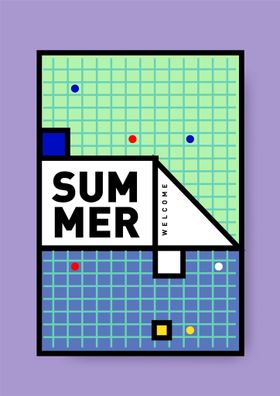 创意几何海报