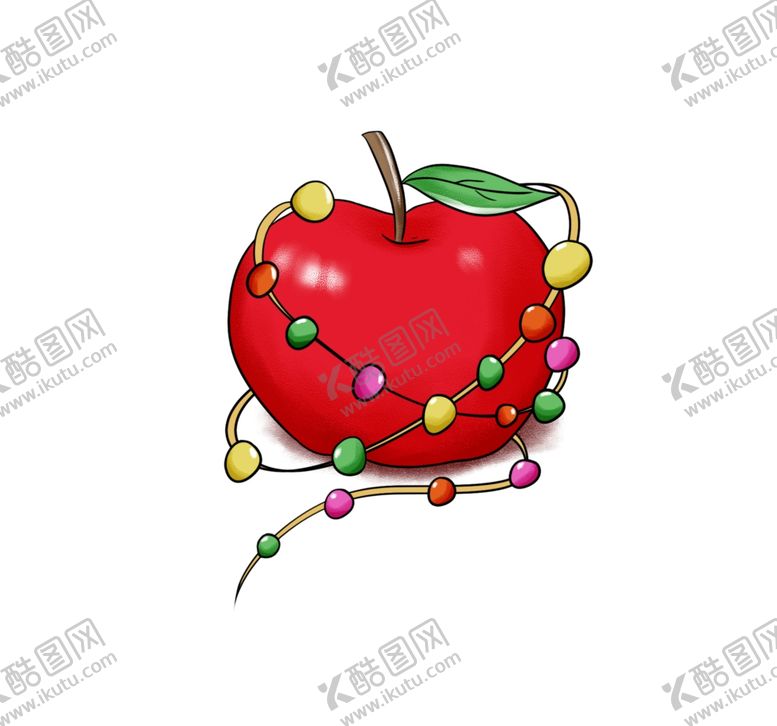 编号：99840102210420566134【酷图网】源文件下载-卡通手绘苹果