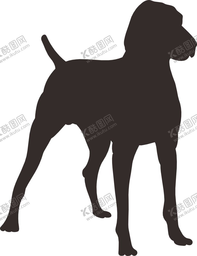 编号：38862706190530058768【酷图网】源文件下载-狗剪影