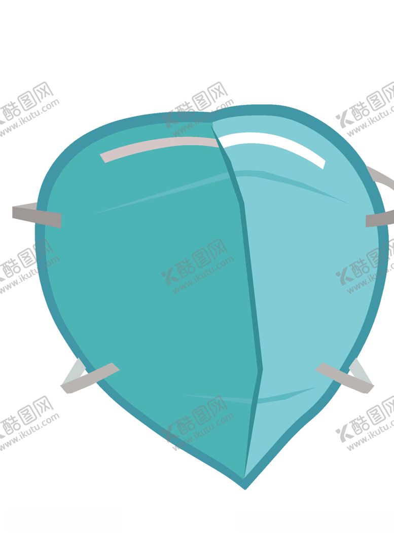 编号：69984809170501577945【酷图网】源文件下载-心形口罩