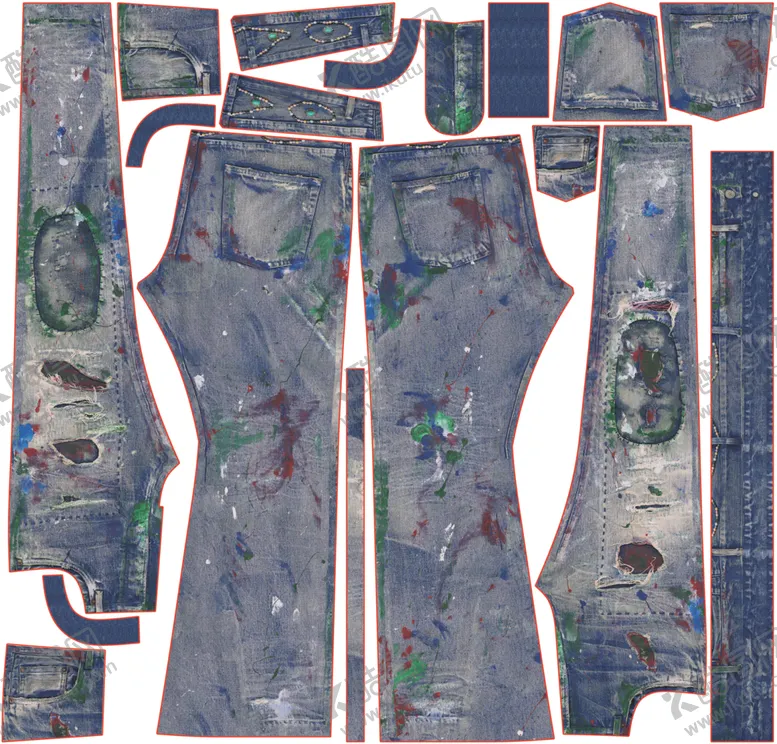 编号：24308409261605519357【酷图网】源文件下载-牛仔裤