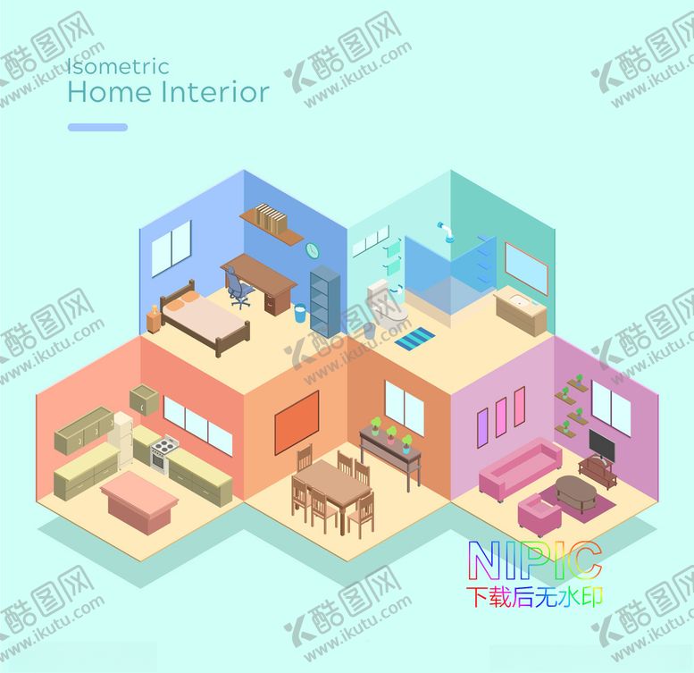 编号：17020504170426236759【酷图网】源文件下载-2.5d房间