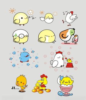 卡通小鸡