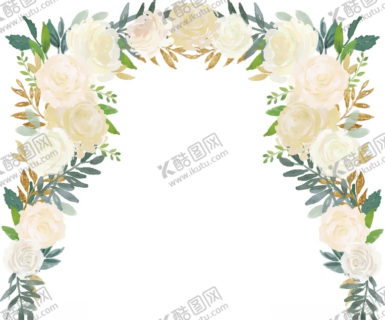 编号：41276804190300267403【酷图网】源文件下载-北欧小清新水彩花朵插画
