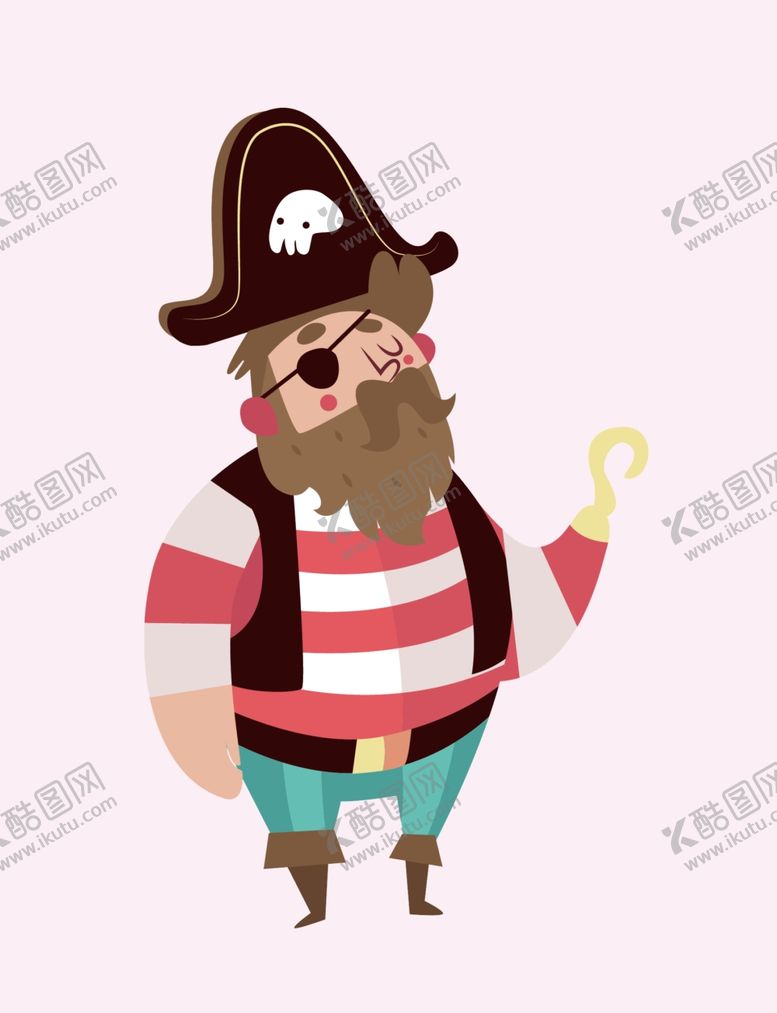编号：51622110130709303425【酷图网】源文件下载-卡通海盗