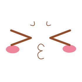 手绘卡通可爱小牛表情装饰免抠图