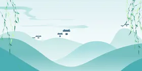 中国风背景水墨画海报活动会议