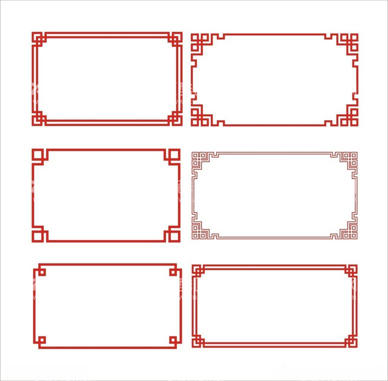 编号：15810012210611005040【酷图网】源文件下载-中式边框