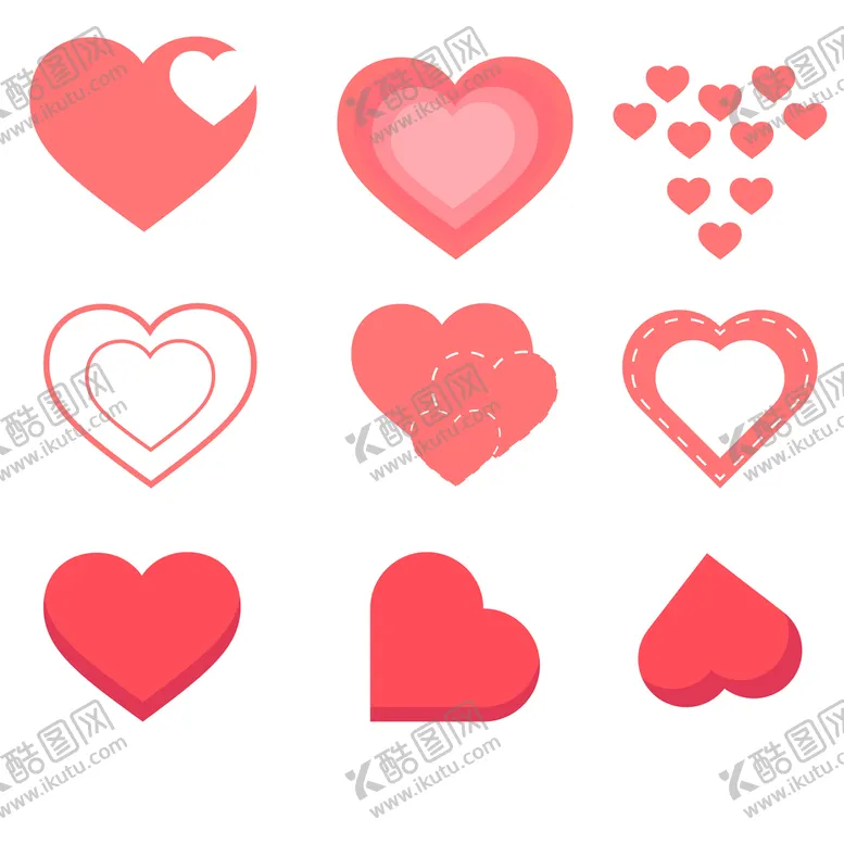 编号：30594609210547045742【酷图网】源文件下载-爱心