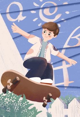 六一儿童滑板图片