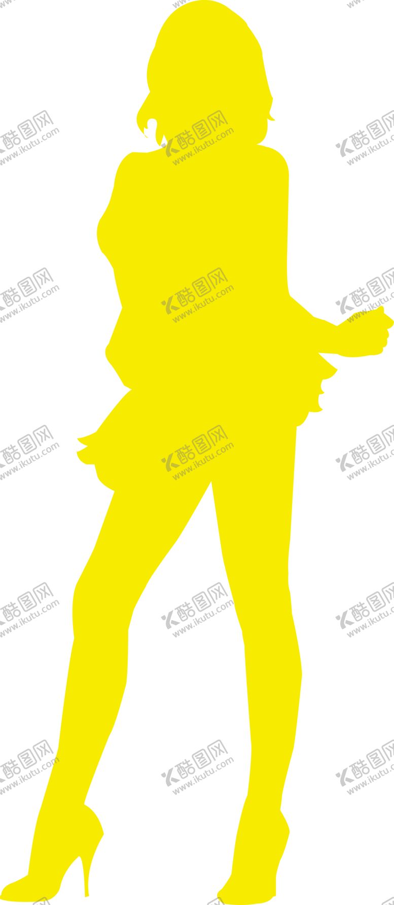 编号：28657906251315411569【酷图网】源文件下载-美女剪影