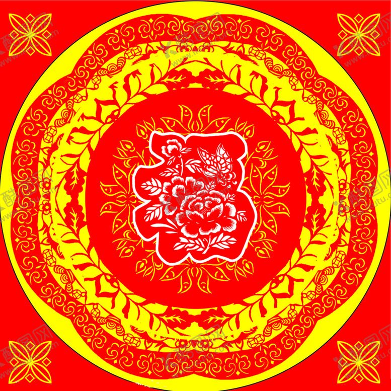 编号：55880709201858415256【酷图网】源文件下载-2021新年福字