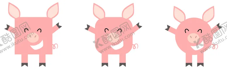 编号：33130911191211373402【酷图网】源文件下载-卡通猪