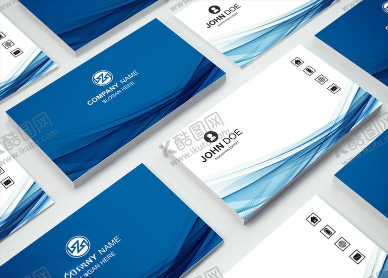 编号：73568609220151557888【酷图网】源文件下载-矢量名片模板