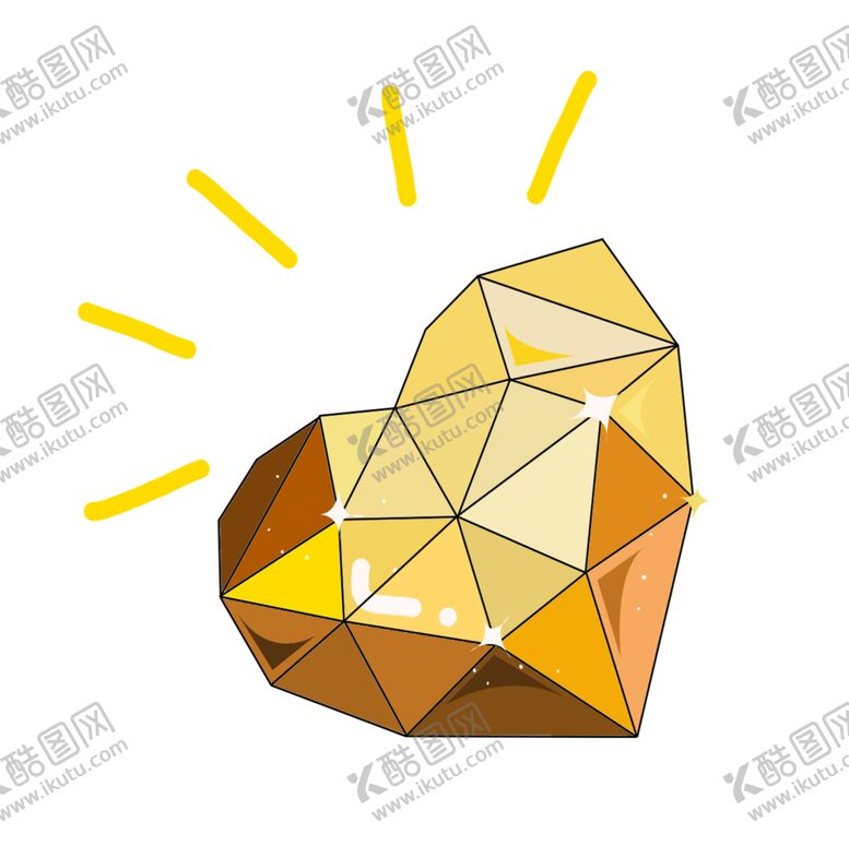 编号：30992310041432507089【酷图网】源文件下载-手绘钻石宝石水晶珠宝免扣素材