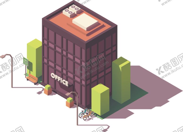 编号：48097910101944578430【酷图网】源文件下载-卡通城市建筑