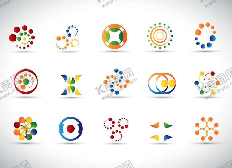 编号：42229604100159577569【酷图网】源文件下载-多样创意标志设计集合