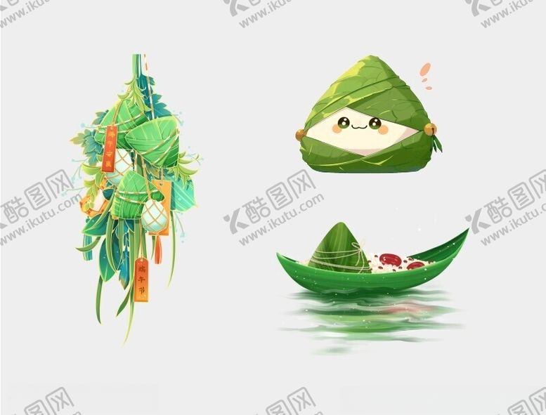 编号：92832002051857126118【酷图网】源文件下载-端午节粽子素材