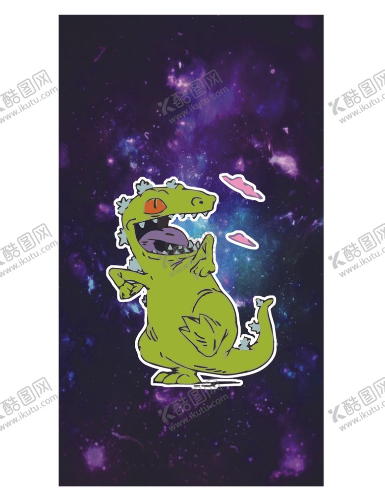 编号：37614110281214376651【酷图网】源文件下载-恐龙扎染