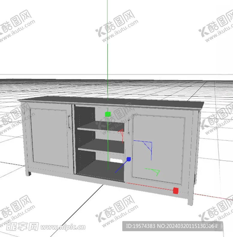 编号：77373502040220297300【酷图网】源文件下载-C4D模型电视柜