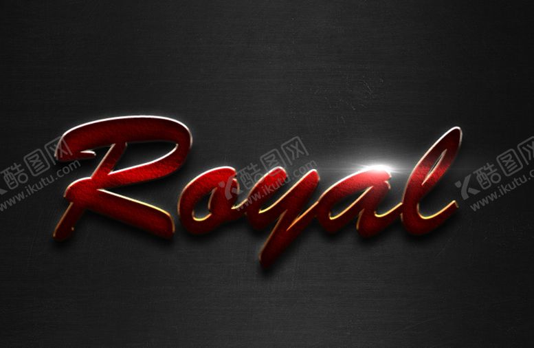 编号：64139610310755044855【酷图网】源文件下载-红色金属字