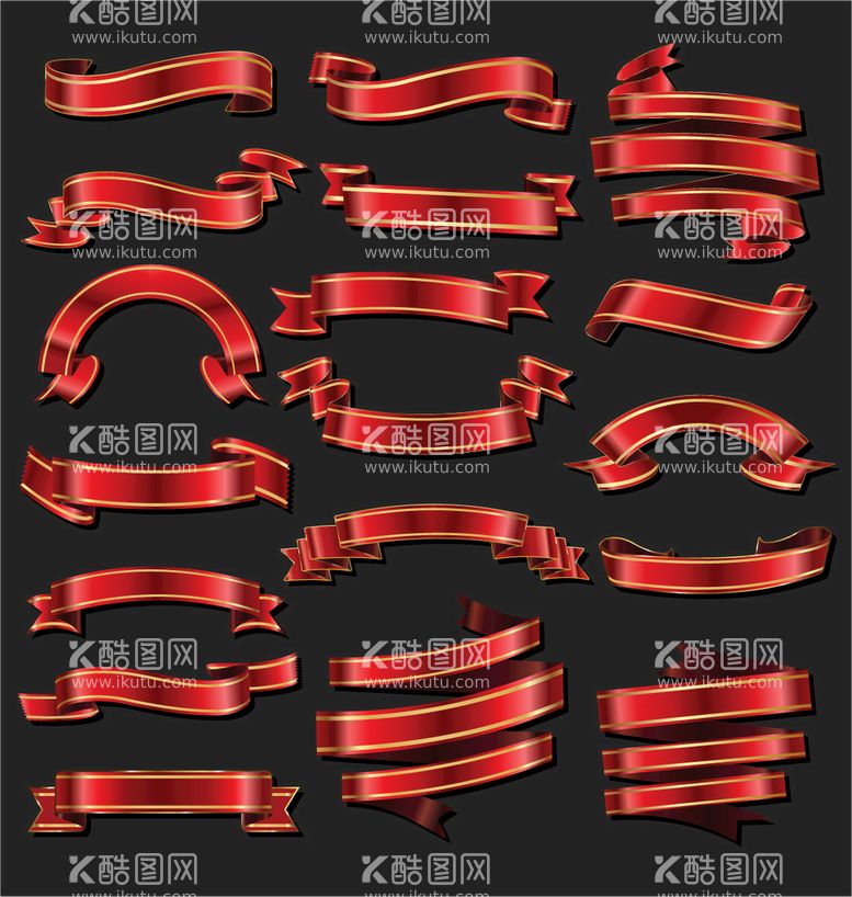 编号：34610710210900394030【酷图网】源文件下载-红飘带