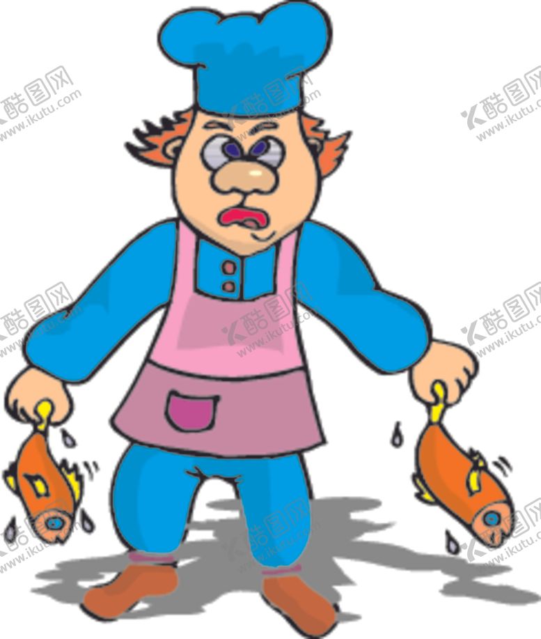 编号：78198210081419319294【酷图网】源文件下载-厨师鱼